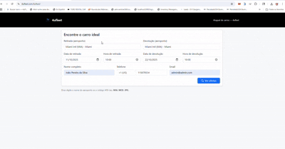 4uFleet — Plataforma de Locação